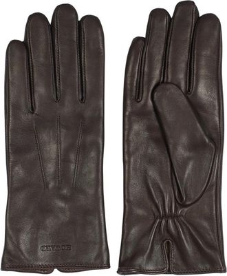 Howard London Cleo Leren Handschoenen - Dames - Handschoenen - Bruin - 7 1/2 IN - Wol - Accessoires