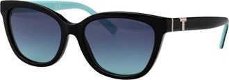 Tiffany & Co. Stijlvolle zonnebril met model 0Tf 4237B - Dames - Zonnebrillen - Zwart - 55 MM - Accessoires