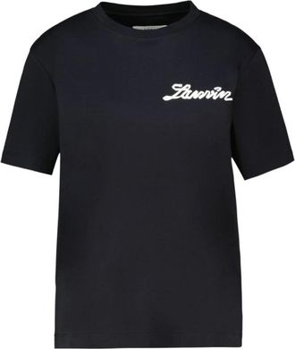 Lanvin Klein Lint T-shirt - Heren - T-shirts - Zwart - M - Nylon - Tops