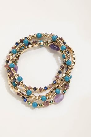 Fat Face FatFace Multi Colour Multi Stretch Braclets