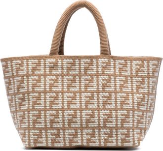 Fendi Pre-owned Fendi Large Zucca Cashmere Shopper Tote Ladies 8BH401 AL9O 229 0189