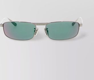 Balenciaga metal rectangle sunglasses