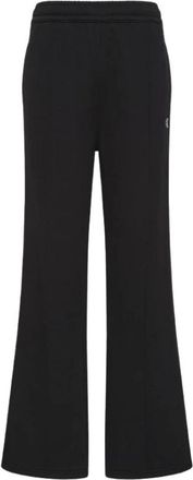 Calvin Klein Jeans Pantaloni da tuta con monogramma in cotone - Dames - Sweatpants - Zwart - S - Katoen - Broeken