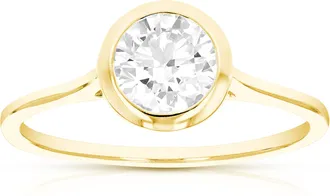 Vir Jewels 1.25 cttw Lab Grown Diamond Engagement Solitaire Ring in 14K Yellow Gold For Women