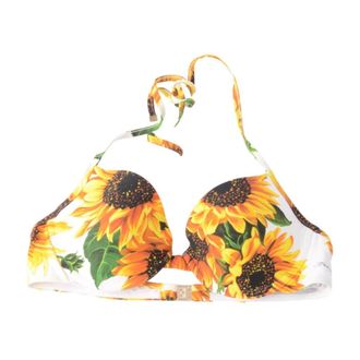 Dolce & Gabbana Sunflowers Bikini - female - Dolce & Gabbana - Bikinis - Multicolor - XL - Swimwear