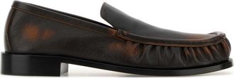 Dries Van Noten Brown Leather Loafers