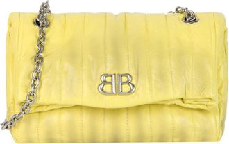 Balenciaga Monaco Sprayed Quilted Small Leather Chain Bag