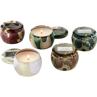 Voluspa Japonica Set of 5 Mini Tin Candles in Japonica Best Sellers at Nordstrom Rack