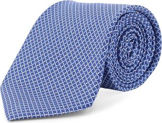 Ferragamo Brain Silk Tie-Uomo