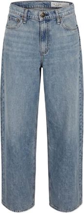 Rag & Bone Jeans Sofie a gamba ampia - Blu