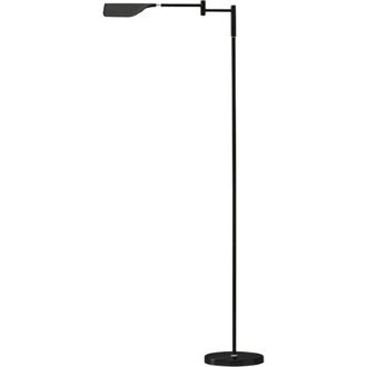 Brightech Leaf 53 Industrial LED Task Floor Lamp with Metal Empire Shade, 3-Way Dimming in Classic Black at Nordstrom
