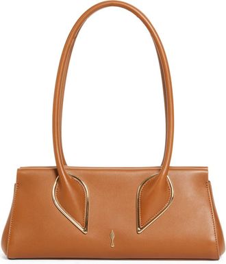 Christian Louboutin Calfskin Baguette Handbag in Cuoio at Nordstrom