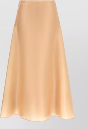 Alberta Ferretti silk a-line skirt