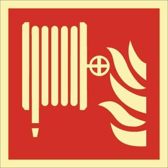 OEM Symbole De Protection Incendie Asr A1.3/din En Iso 7010/din 67510 L148xl148mm Hydraulique Mural Ls (par 10)