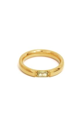 Petit Moments Birthstone Ring in Gold-August at Nordstrom, Size 7