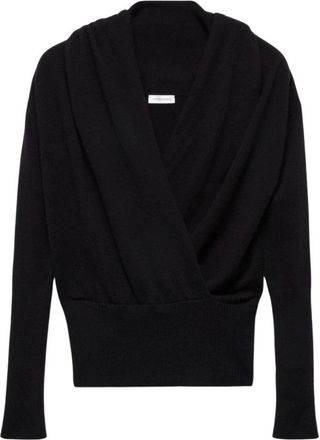 7 For All Mankind Truien - Dames - V-hals truien - Zwart - M - Truien & Vesten