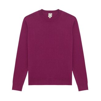 Ines De La Fressange Angelica Jumper - Dames - Ronde hals truien - Paars - XS - Katoen - Truien & Vesten