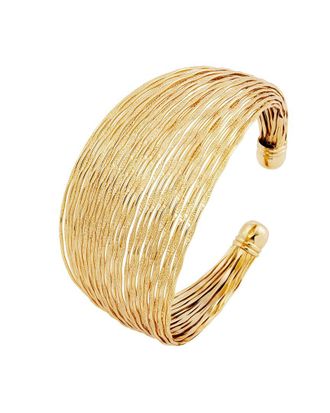 Savvy Cie Jewels 18K Plated Cuff Bracelet