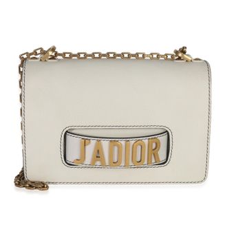 Dior Christian Dior Grained Calfskin JAdior Chain Flap Bag