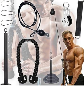 OEM Polea Superior Inferior Para Ejercicios De Pared-techo, Agarre, Cuerda Atlas Tr&iacute;ceps