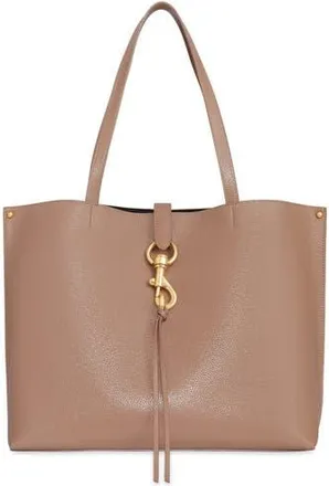 Rebecca Minkoff Megan Leather Tote in Blushing at Nordstrom Rack
