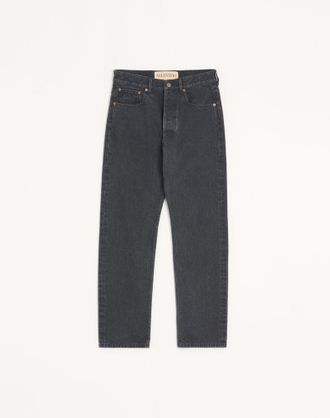 Valentino Valentino Denim Trousers Man BLACK 29