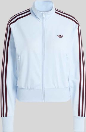 adidas Originals Regular Fit Trainingsjacke mit Label Stitching in Hellblau, Gr&ouml;&szlig;e XS