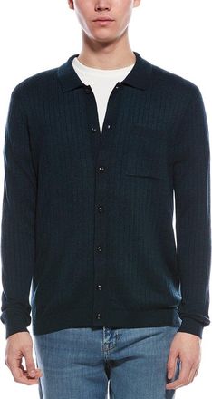 Paisley & Gray Wool-Blend Button Polo Sweater