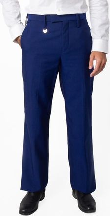 Burberry EKD Tag Wool Tailored Trousers, Brand Size 46 (Waist Size 31.1)