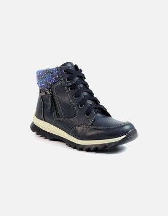 Lunar Womens Lunar Buttermere Navy WaterProof Ankle Boot GLB115 - Black