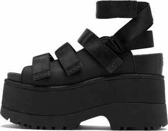 UGG (WMNS) UGG GoldenRise Platform Sandals Black 1167431-BLK