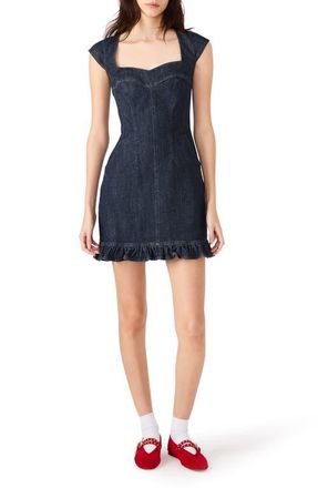 Steve Madden Minta Denim Dress in Dark Indigo at Nordstrom, Size 16