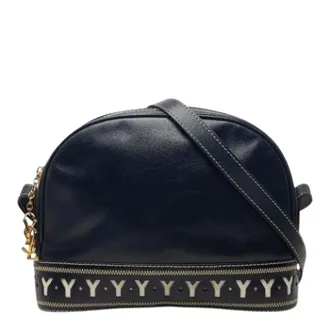 Saint Laurent Pre-owned Cross Body Bags, female, Blue, Size: ONE SIZE Pre-owned Vintage Shoulder Bag