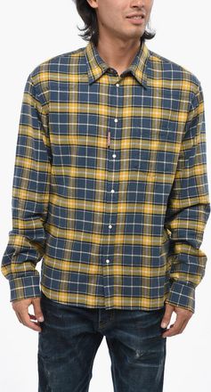 Dsquared2 Camicia in Flanella di Cotone con Motivo Tartan Dsquared2