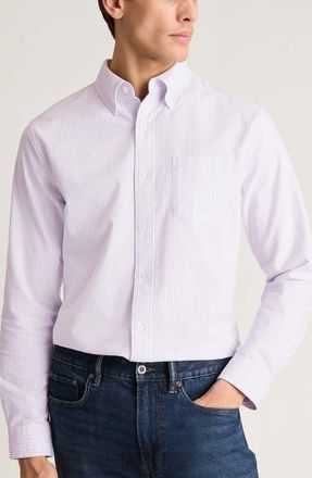 Bonobos Everyday Slim Fit Stripe Cotton Button-Down Oxford Shirt in Chelsea Stripe C149 at Nordstrom, Size Xx-Large