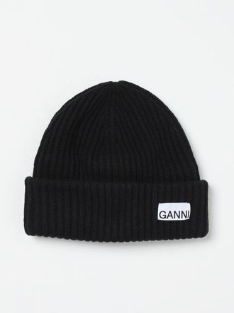 Ganni Cappello Ganni in misto lana riciclata a coste
