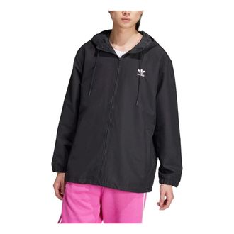 adidas Originals Trefoil Windbreaker Black White IZ1844