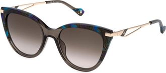 Yalea SYA216V ASTRID 0ALV Womens Sunglasses Grey Size 54