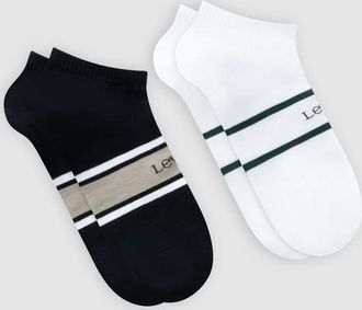 Levi's Low Cut Socks 2 Pack - Hombre - 39 - Multi Colour / Black/White