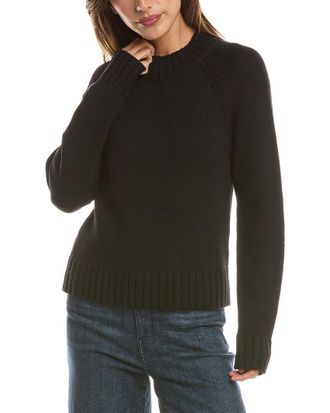 Vince Raglan Sleeve Wool-Blend Top
