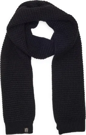 AllSaints Knit Stitch Scarf in Black 001 at Nordstrom Rack