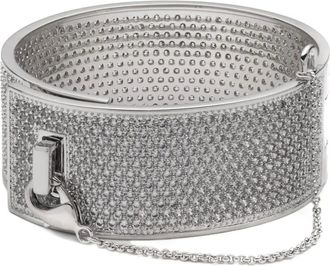 Eddie Borgo Bracciale con cristalli - Argento