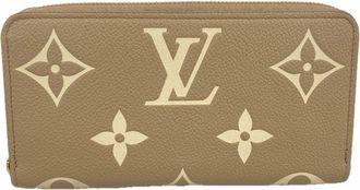 Louis Vuitton Cream Tourterelle Long Wallet (Bi-Fold) (Pre-Owned)