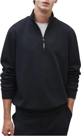 Ecoalf Terel Sweatshirt - Heren - Vesten met rits - Zwart - M - Hoodies & sweatvesten