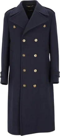 Dolce & Gabbana Hombre, Abrigos, Azul, Talla: M