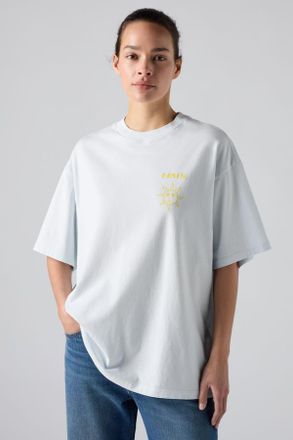 Levi's Graphic Short Stack Tee - Women - XL - Blue / Country Air