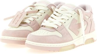 Off-white Womens Multicolor Leather Low Top Sneakers