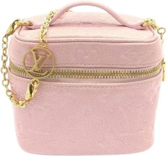 Louis Vuitton Pre-owned Mini Bag - Dames - Vintage Mini Tas - Roze - ONE Size - Leer - Vintage