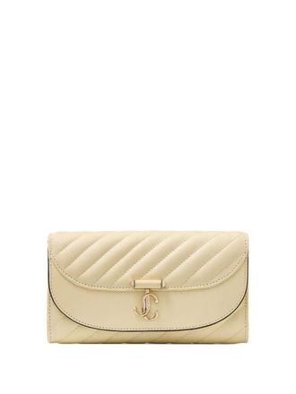 Jimmy Choo London Curve wallet-on-chain - women - Lamb Skin - One Size - Yellow