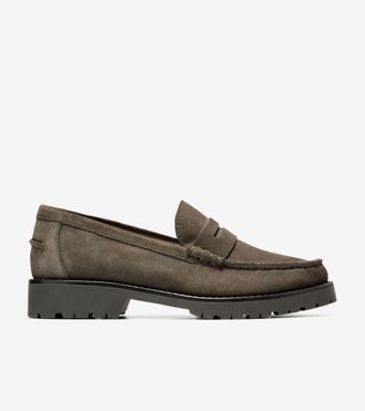 Cole Haan Womens Treena Lug Loafers - Green Size 10.5